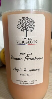 Pur jus pomme framboise