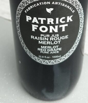 Pur jus raisin rouge merlot