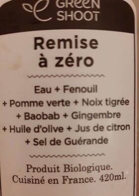 Remise à zéro