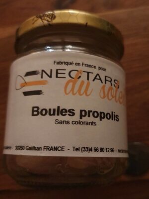 Boules propolis