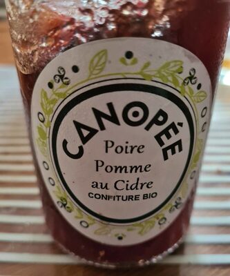 Poire pomme au cidre confiture Bio