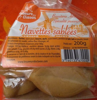 Navettes sablées