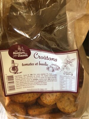 Croûtons tomates et basilic