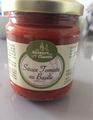 Sauce tomate au basilic front packaging