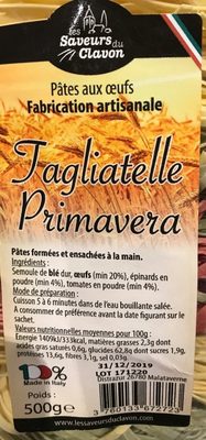 Tagliatelle Primavera