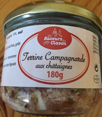 Terrine campagnarde aux châtaignes