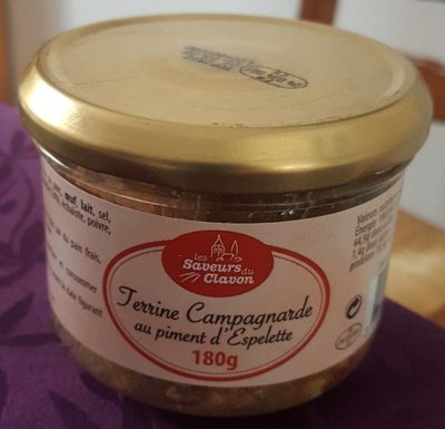 Terrine de campagne au piment d'espelette