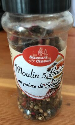 Moulin 5 baies au poivre de Sechuan