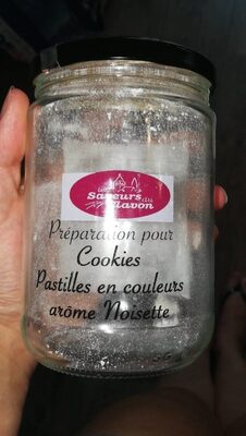Cookies pastilles en couleurs arôme noisette