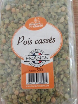Pois cassés front packaging