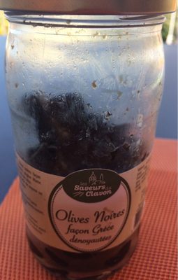 Olives noires façon Grèce denoyautees