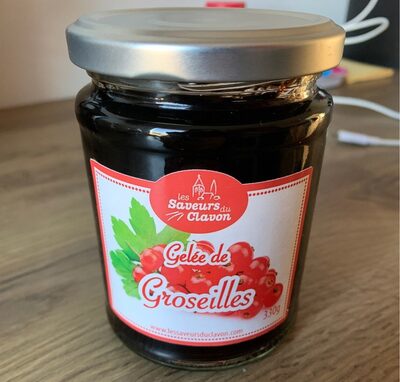 Gelee de groseilles front packaging