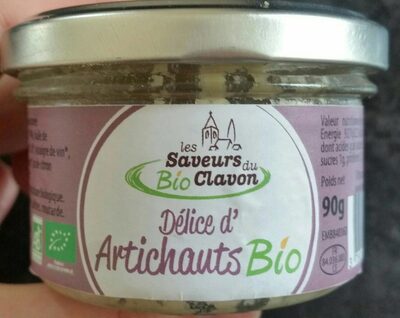 Délice d'artichauts Bio front packaging