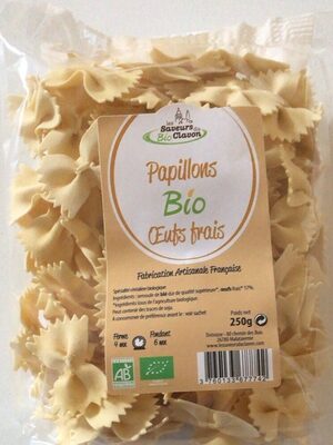 Papillons bio oeufs frais