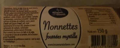 Nonettes fourrées myrtille