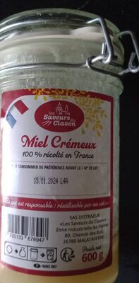 Miel crémeux