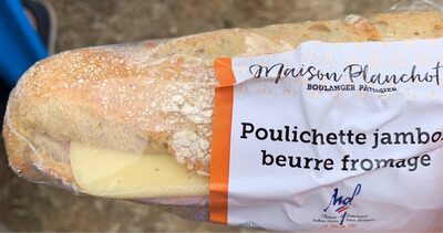 Poulichette jambon beurre fromage