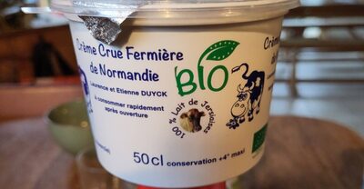 Crème crue fermière de Normandie