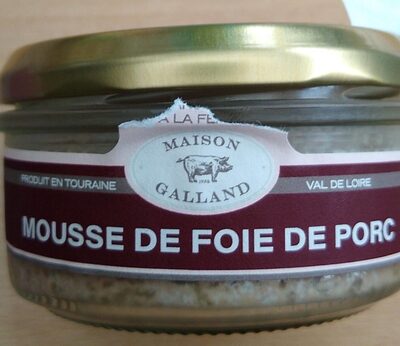 Mousse de foie de porc front packaging