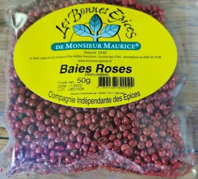 Baies Roses front packaging