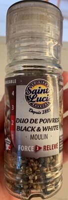 Duo de poivres black & white