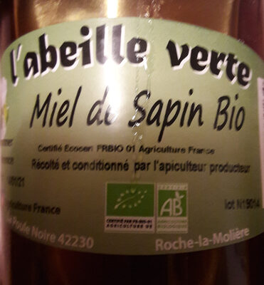 Miel de sapin bio