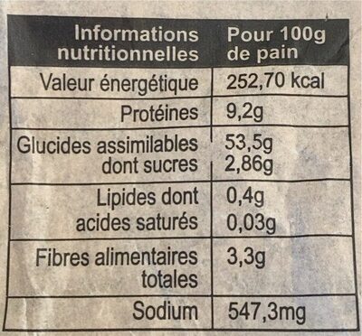 Baguettes de tradition francaise