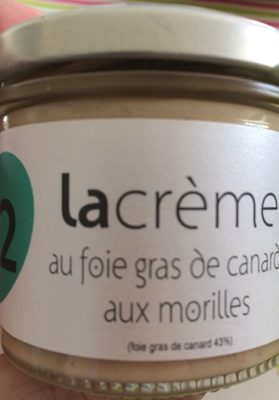 La crème au foie gras de canard aux morilles