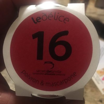 Delice De Poivron Et Mascarpone front packaging