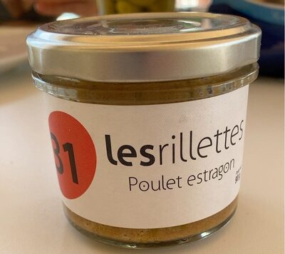 Les rillettes poulet estragon