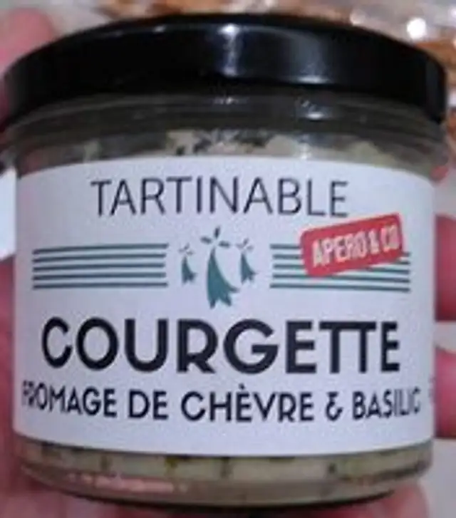 Courgette Fromage de chèvre et basilic