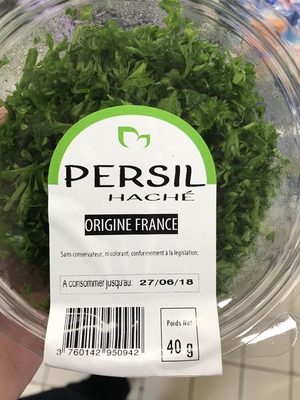 Persil haché