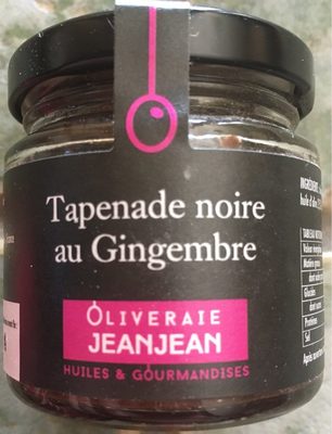 Tapenade noire au gingembre