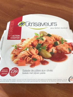 Nutrisaveurs Salade De Pâtes Aux Olives front packaging