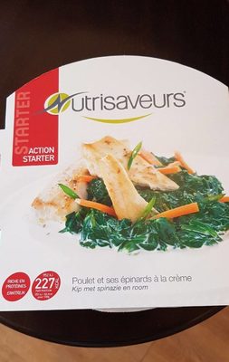 Poulet et ses épinards à la crème