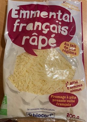 Emmental francais râpé