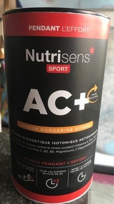 Boisson energetique isotonique antioxydante front packaging