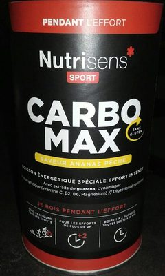 Nutrisens Sport Pot de Carbo Max Boisson Ananas/Pêche 750 g