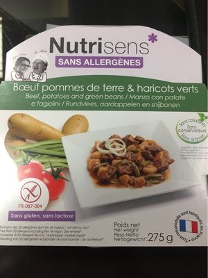 Boeuf pommes de terre et haricots verts