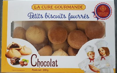 Petit biscuits fourrés chocolat