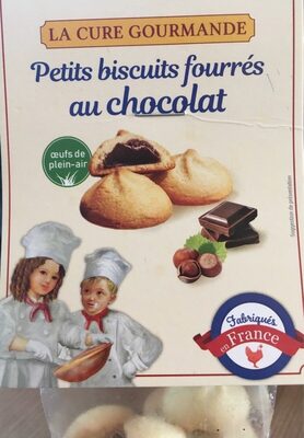 Petits Biscuits fourrés chocolat