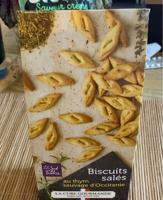 Biscuit salés au thym sauvage d’Occitanie