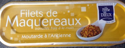 Filets de Maquereaux à la moutarde front packaging