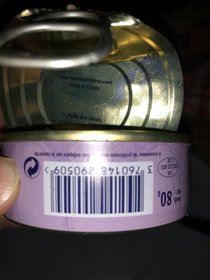 Les tartinettes Thon Carotte Cumin front packaging