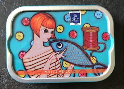 Sardines de saint-gilles-croix-de-vie millésime 2015 front packaging