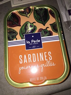 Sardines à l'huile de colza et poivrons grillés