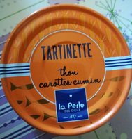 Tartinette de thon, carotte et cumin