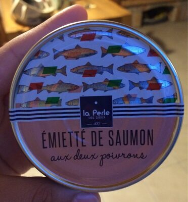 Émietté de saumon aux 2 poivrons