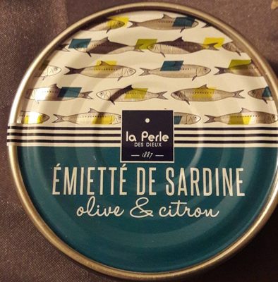 Emietté de sardine, olive et citron front packaging