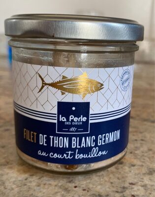 Filet de thon blanc germon au court-bouillon front packaging